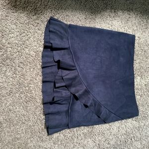 Suede skirt size S